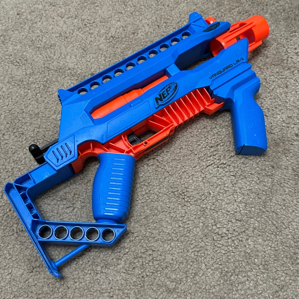 Nerf Alpha Strike Vanguard LR-1 Bolt Action Dart Blaster Toy Hasbro Dart Tested